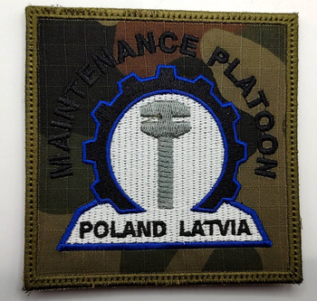 Naszywka Maintenance Platoon Poland Latvia